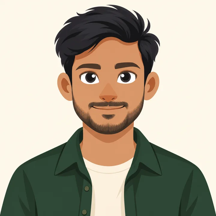 Illustrated portrait of Sonu, Project Manager / Backend Developer